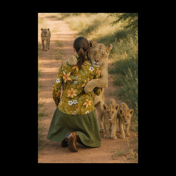 Allison Daley Tropical Floral Blouse – Size 10 – Jungle Print Button-Up Shirt - Picture 4 of 5